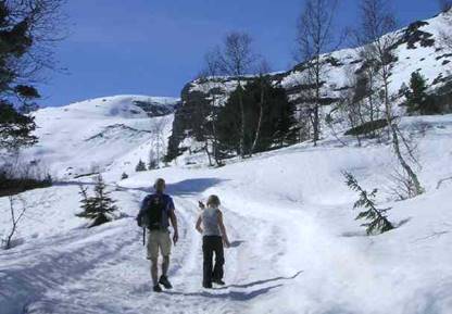 to på snø